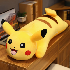 可爱皮卡丘公仔毛绒玩具床上睡觉夹腿抱枕女生玩偶布娃娃生日礼物