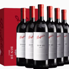 Penfolds奔富BIN28干红葡萄酒750ml*6瓶整箱澳洲原瓶