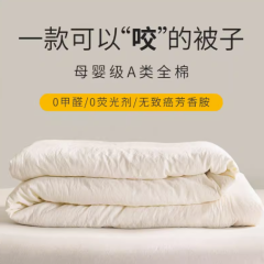 全棉大豆纤维被夏被空调被夏凉被纯棉薄被子春秋冬季冬被芯可机洗