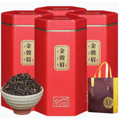 金骏眉红茶茶叶散装浓香型新茶金俊眉罐装共500g凤鼎红礼盒